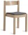 S-312B Wooden Stacking Chair + Seat Pad