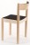 S-312C Wooden Stacking Chair + Seat & Back Pad