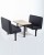 Padded Diner Seat & Table Unit