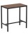 Top Size: 1190 x 690mm,  Height: Dining,  Frame Colour: Black,  Surface Colour: New Wood