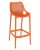Seat Height: 750mm,  Colour: Orange