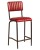 Seat Height: 650mm,  Upholstery Colour: Vintage Red,  Frame Colour: Black