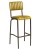 Seat Height: 750mm,  Upholstery Colour: Vintage Gold,  Frame Colour: Black