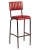 Seat Height: 750mm,  Upholstery Colour: Vintage Red,  Frame Colour: Black