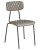 Upholstery Colour: Vintage Silver,  Frame Colour: Clear (Steel)