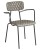 Upholstery Colour: Vintage Silver,  Frame Colour: Clear (Steel)