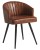 Upholstery Colour: Bruciato Tan (Real Leather),  Frame Colour: Black