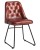 Upholstery Colour: Vintage Red,  Frame Colour: Black