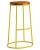 Seat Height: 792mm,  Seat Colour: Rustic Aged Wood,  Frame Colour: Yellow