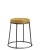 Seat Height: 480mm,  Upholstery Colour: Vintage Gold,  Frame Colour: Clear (steel)