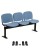 Model: Floor Fixing,  Configuration: 4 Seat + 1 Table