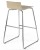 ''Cafe VII'' Hocker Wooden Bar Stool