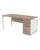 Duty Rectangular Desk + Supporting Pedestal & Modesty Panel