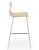 Evora Wooden Bar Stool