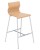 Evora Wooden Bar Stool