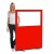Height: 1500mm,  Width: 1200mm,  Surface Colour: Nyloop Red
