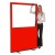 Height: 1800mm,  Width: 1200mm,  Surface Colour: Nyloop Red