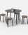 Graphic All Metal Indoor / Outdoor Round Dining Table