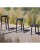 Graphic All Metal Indoor / Outdoor Stool