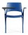 Myke 4-Leg Moulded Stacking Armchair + Lecture Tablet