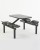 Pepperpot Backless Fixed Seat Fastfood Table