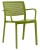 Trama Indoor / Outdoor Plastic Stacking Armchair