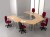 Trapezoidal Meeting Table