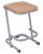 Form Cantilever School Stool