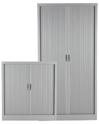 Steel Tambour Cupboards