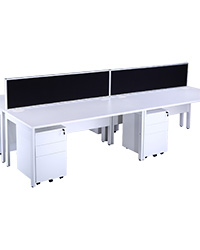 Mix & Match Freestanding Office Bench Desks