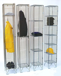 Wire Mesh Lockers