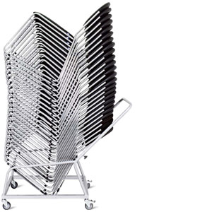 Vesta stacking chair trolley