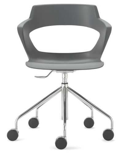 Zenith Moulded Chair - Swivel Base + Castors