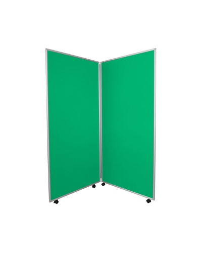 2 Panel Mobile Jumbo Display Stand - Aluminium Frame