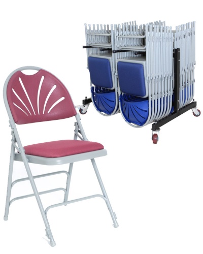 28 Comfort Plus Folding Chair + Trolley
