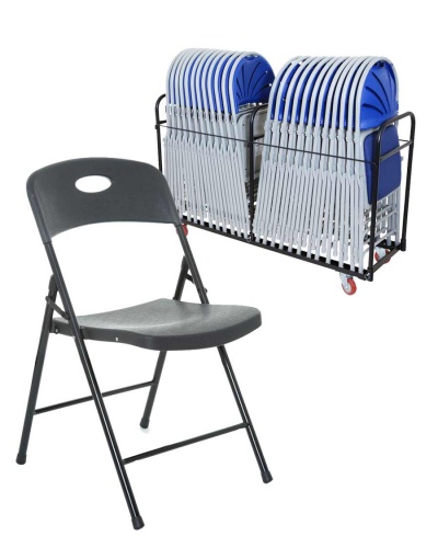 28 Smart Folding Chair + Trolley