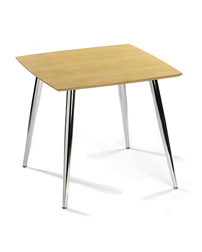 Milano Chrome Frame Square Cafe / Dining Table