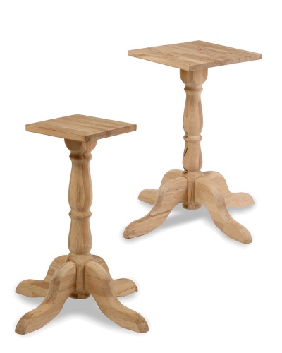 Wooden Table Pedestal