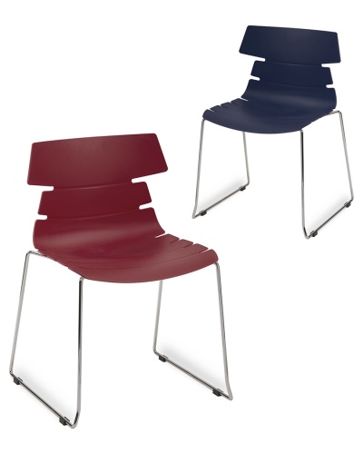 Hoxton Skid-Base Stacking Chair