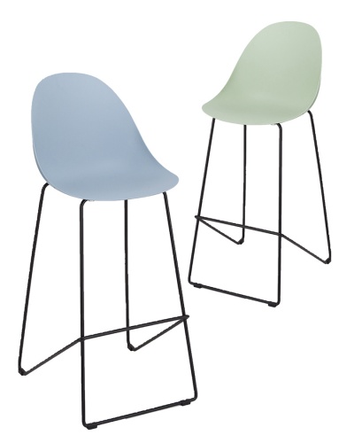 Vivid Plastic Bar Stool