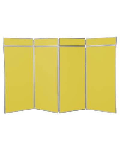 4 Panel Folding Jumbo Display Stand - Aluminium Frame