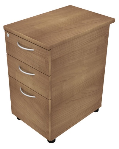 DominoBeam Desk High Pedestal 600D - 3 Drawer