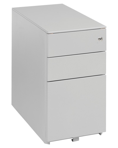 DominoBeam Pedestal - Steel Mobile Narrow 3 Drawer