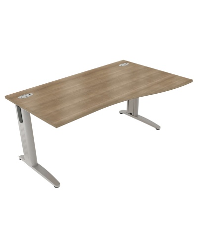 DominoBeam Cantilever Wave Desk - Right Hand