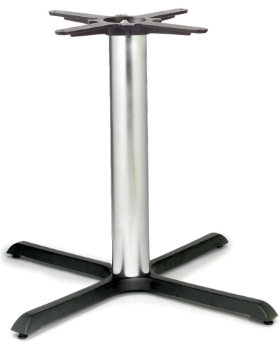 Durham Chrome Cruciform Table Base - Large