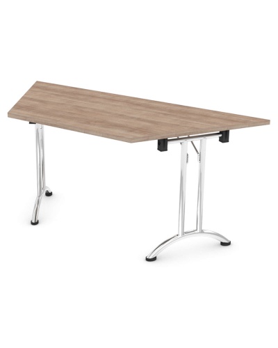 Folding Conference Table - Trapezoidal