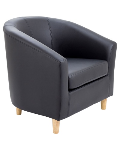 Tub Armchair - Wooden Leg 24H