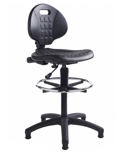 Prema PU Industrial Operator Chair + Contoured Back