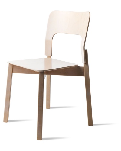 S-393A Wooden Stacking Chair