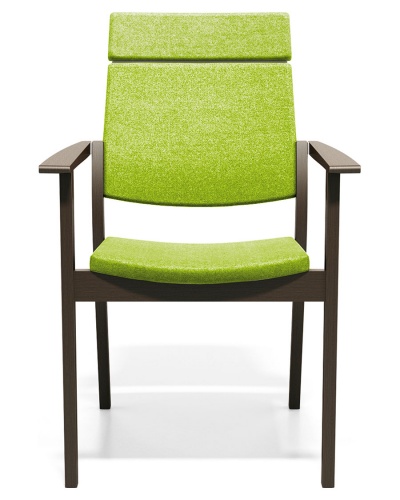 Sina Wood-Frame Lounge Armchair